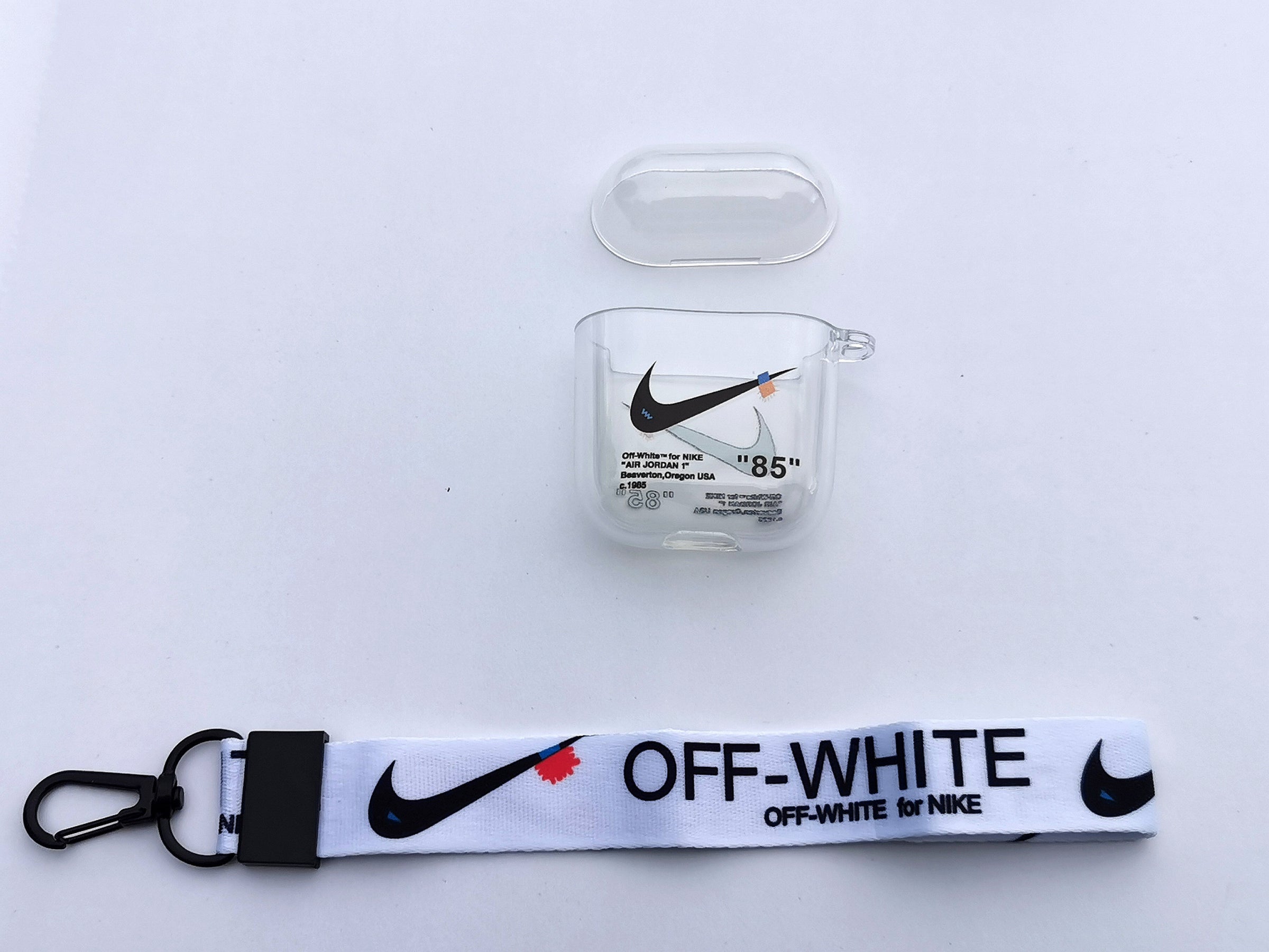 Off white x nike airpods case clearance
